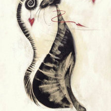 Схема вышивки «кот»