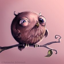 Схема вышивки «Совушка подозревает»