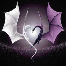 Схема вышивки «любовь драконов»