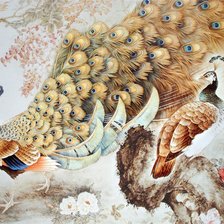 Схема вышивки «Павлинчики.»