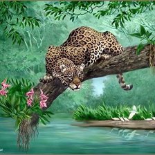 Схема вышивки «охотник»