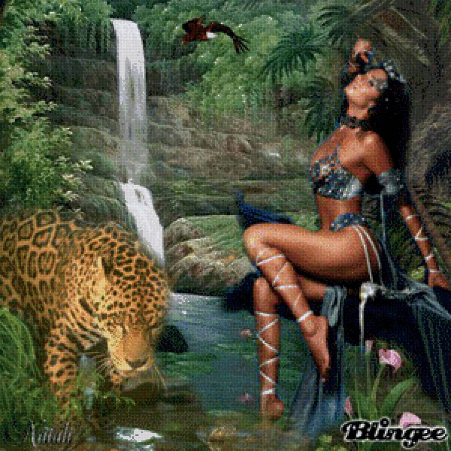 ДЕВУШКА И ЯГУАР - предпросмотр