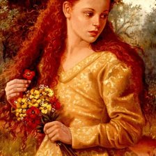 Схема вышивки «ДЕВУШКА»