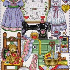 Схема вышивки «рукодельнице»