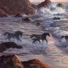 Схема вышивки «Серия "Единороги"»