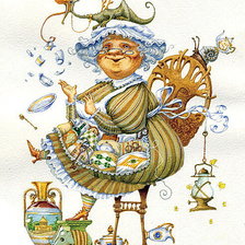 Схема вышивки «хозяюшка»