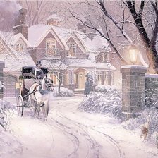 Зимний домик