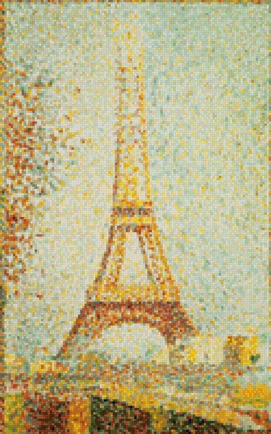 Эйфелева башня - эйфелева башня, париж, импрессионисты, город - предпросмотр