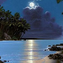 Схема вышивки «Лунная дорожка»