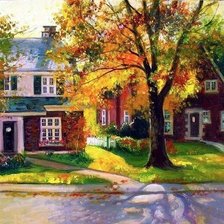 Схема вышивки «золотая осень2»