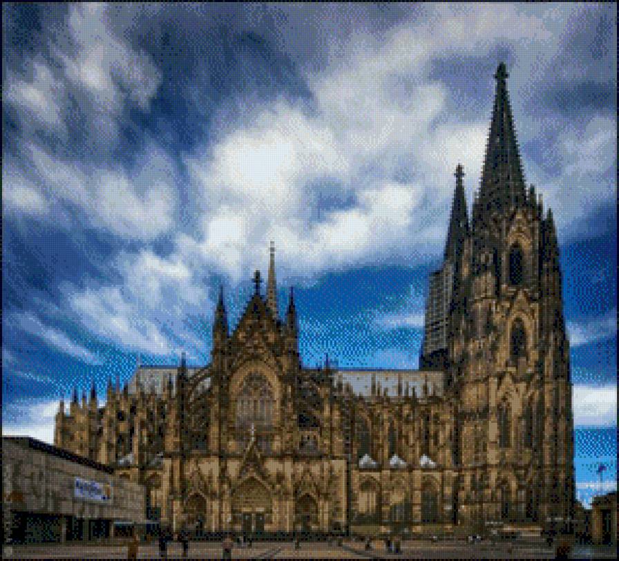 Кельнский собор - кельн, собор, готика, германия - предпросмотр