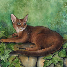 Схема вышивки «на природе»