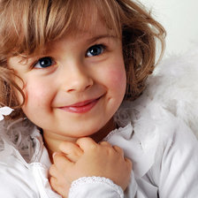 Схема вышивки «девочка-ангел»