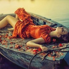 Схема вышивки «дева»