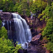 Схема вышивки «водопад»