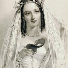 Схема вышивки «Девушка»