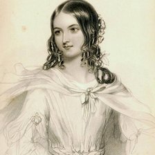 Схема вышивки «Девушка»