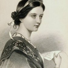 Схема вышивки «Девушка»