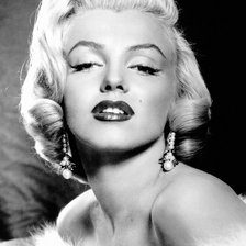 Схема вышивки «Мерилин Монро»