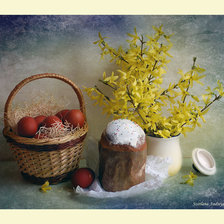 Схема вышивки «Пасхальный натюрморт»