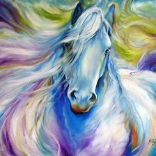 Схема вышивки «лошадь»