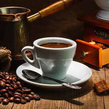 Схема вышивки «Кофе»