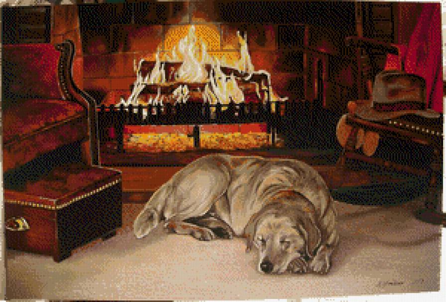 У камина - предпросмотр