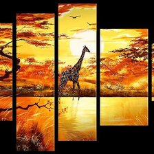 Схема вышивки «жираф»