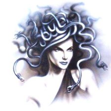 Схема вышивки «Медуза Горгона»