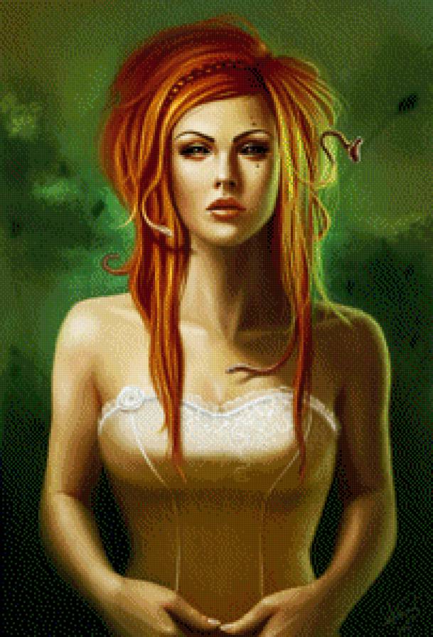 №485236 - мистика, миф, девушка, ведьма - предпросмотр