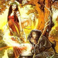 Схема вышивки «три возраста женщины»