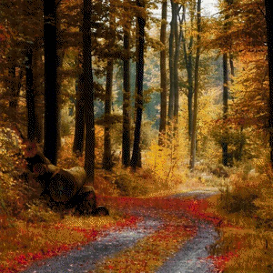 серия:краски осени - картины, осень, пейзаж, картина - предпросмотр