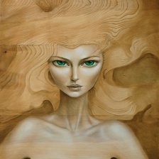 Схема вышивки «Она»