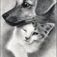 Схема вышивки «друзья»