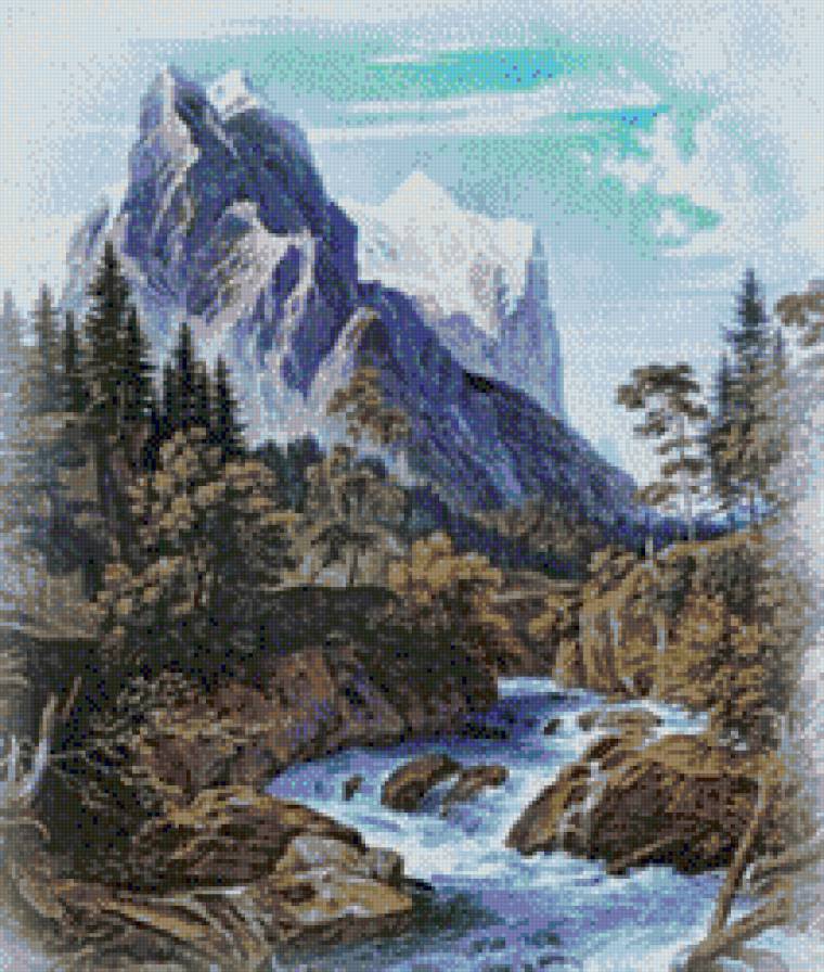 горная река - предпросмотр