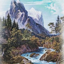 горная река