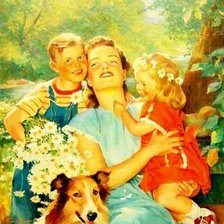 Схема вышивки «ретро»