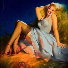 Схема вышивки «ретро»