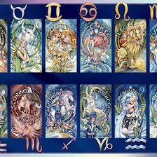 Схема вышивки «знаки зодиака»