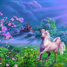 Схема вышивки «серия "кони"»