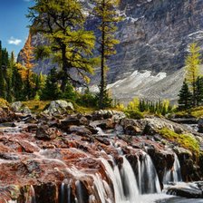 Схема вышивки «серия:водопады»