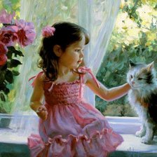 Схема вышивки «У окошка 2»