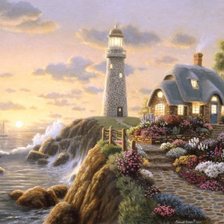 Схема вышивки «Маяк»