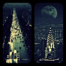 Схема вышивки «NIGHT CITY»