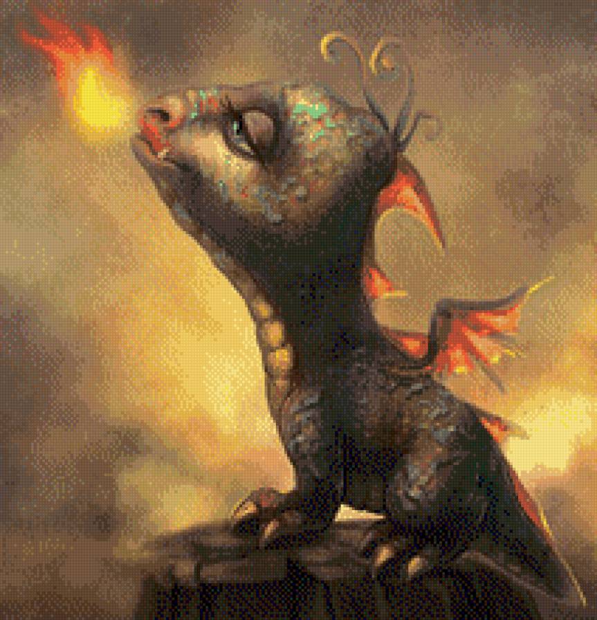 Милый дракоша - предпросмотр