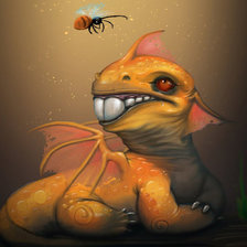 Схема вышивки «Милый дракоша»