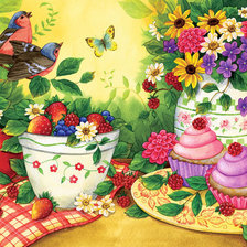 Схема вышивки «лето»