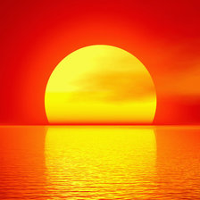 Схема вышивки «заходящее солнце»