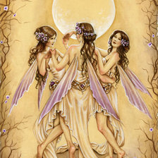 Схема вышивки «Танец трех граций»