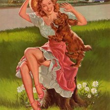 Схема вышивки «девушка 2»